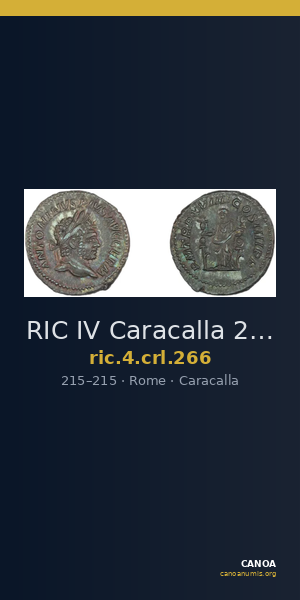 RIC IV Caracalla 266 — CANOA