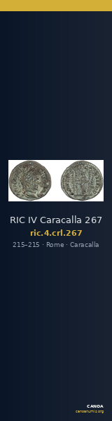 RIC IV Caracalla 267 — CANOA