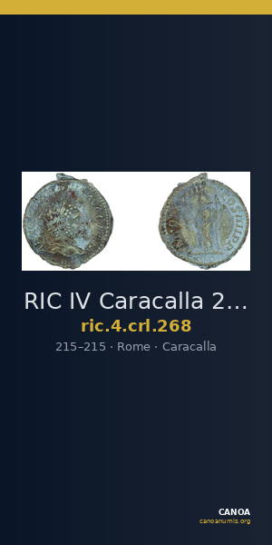 RIC IV Caracalla 268 — CANOA