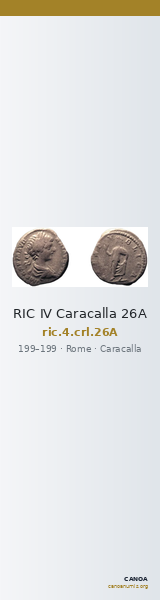 RIC IV Caracalla 26A — CANOA