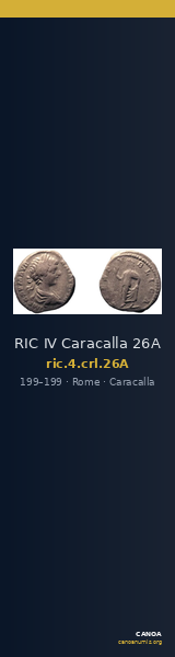 RIC IV Caracalla 26A — CANOA