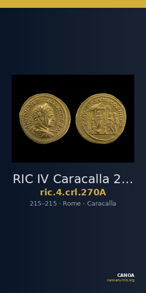 RIC IV Caracalla 270A — CANOA