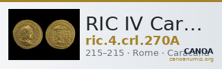RIC IV Caracalla 270A — CANOA