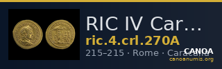 RIC IV Caracalla 270A — CANOA