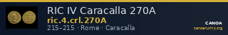 RIC IV Caracalla 270A — CANOA