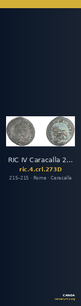 RIC IV Caracalla 273D — CANOA