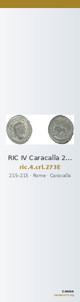 RIC IV Caracalla 273E — CANOA