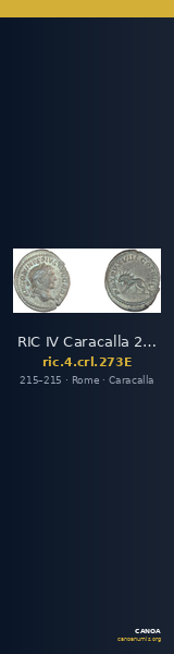 RIC IV Caracalla 273E — CANOA