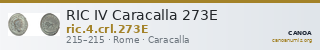 RIC IV Caracalla 273E — CANOA