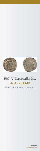 RIC IV Caracalla 274B — CANOA