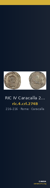 RIC IV Caracalla 274B — CANOA