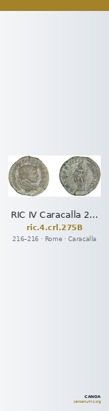 RIC IV Caracalla 275B — CANOA