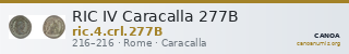 RIC IV Caracalla 277B — CANOA
