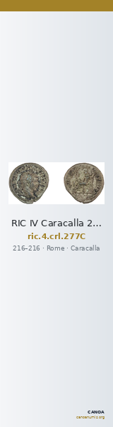 RIC IV Caracalla 277C — CANOA