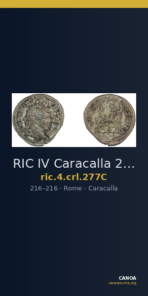 RIC IV Caracalla 277C — CANOA