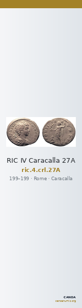 RIC IV Caracalla 27A — CANOA