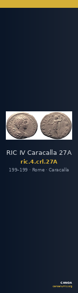 RIC IV Caracalla 27A — CANOA