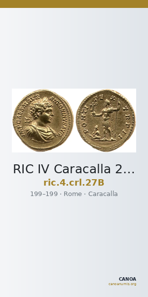 RIC IV Caracalla 27B — CANOA