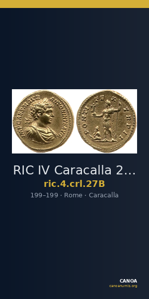 RIC IV Caracalla 27B — CANOA