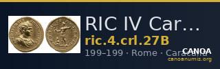 RIC IV Caracalla 27B — CANOA