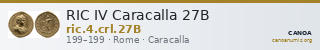 RIC IV Caracalla 27B — CANOA