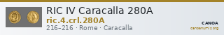 RIC IV Caracalla 280A — CANOA