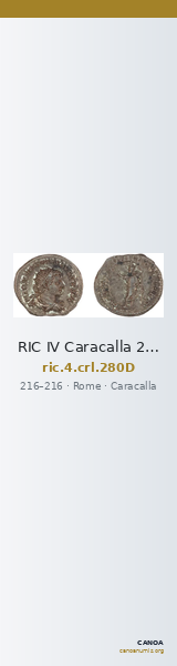 RIC IV Caracalla 280D — CANOA