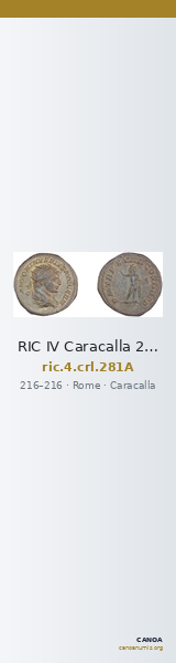 RIC IV Caracalla 281A — CANOA