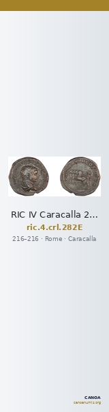 RIC IV Caracalla 282E — CANOA
