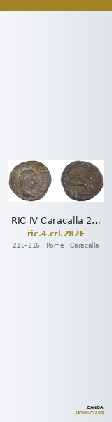RIC IV Caracalla 282F — CANOA