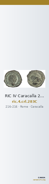 RIC IV Caracalla 283C — CANOA