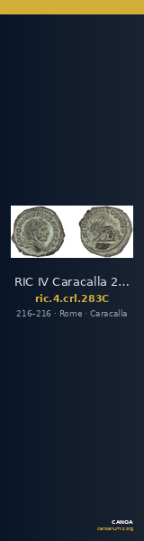 RIC IV Caracalla 283C — CANOA