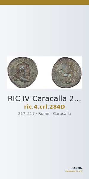 RIC IV Caracalla 284D — CANOA