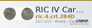 RIC IV Caracalla 284D — CANOA