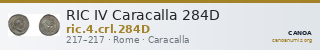 RIC IV Caracalla 284D — CANOA