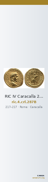 RIC IV Caracalla 287B — CANOA