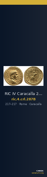 RIC IV Caracalla 287B — CANOA