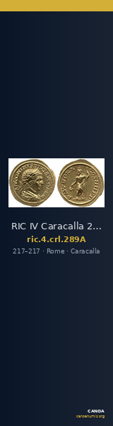 RIC IV Caracalla 289A — CANOA