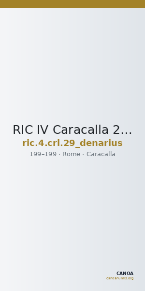 RIC IV Caracalla 29 (denarius) — CANOA