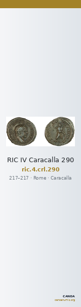 RIC IV Caracalla 290 — CANOA
