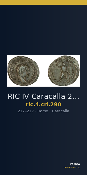 RIC IV Caracalla 290 — CANOA