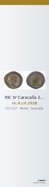 RIC IV Caracalla 291B — CANOA