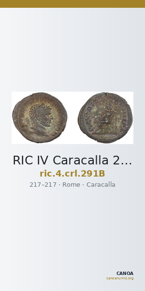 RIC IV Caracalla 291B — CANOA