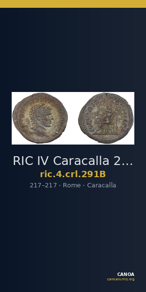 RIC IV Caracalla 291B — CANOA