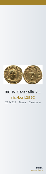 RIC IV Caracalla 293C — CANOA