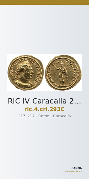 RIC IV Caracalla 293C — CANOA