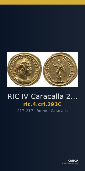 RIC IV Caracalla 293C — CANOA