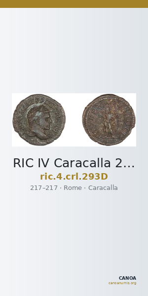 RIC IV Caracalla 293D — CANOA