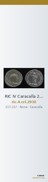 RIC IV Caracalla 293E — CANOA