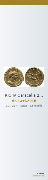 RIC IV Caracalla 294B — CANOA